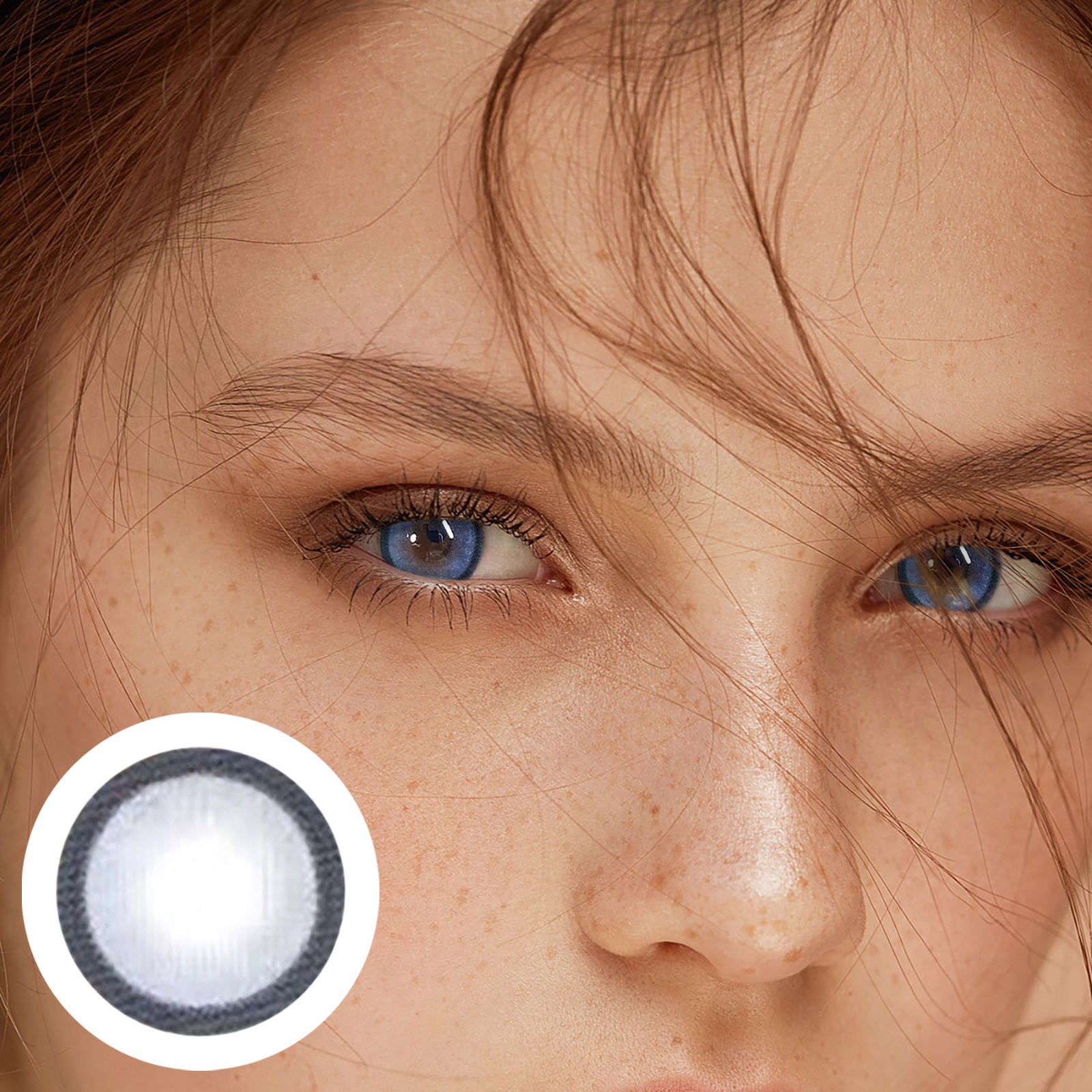 Contact Lens Case 2024 1ml Party Eyes Unique Color Lay A Finger On